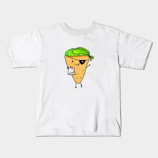 The carrot has the treasure Kids T-Shirt